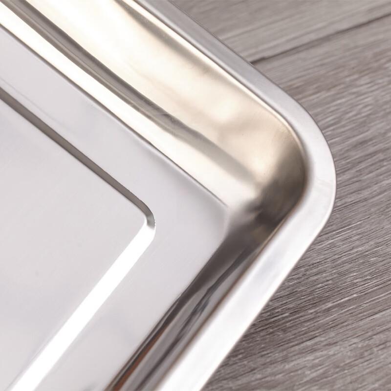 Jieyajie 304 Stainless Steel Rectangular Serving Tray