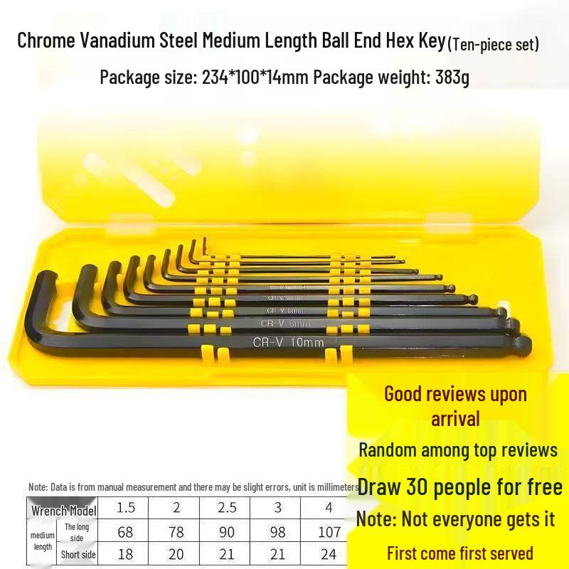Industrial Grade Torx Hex Key Set - High Hardness German Quality