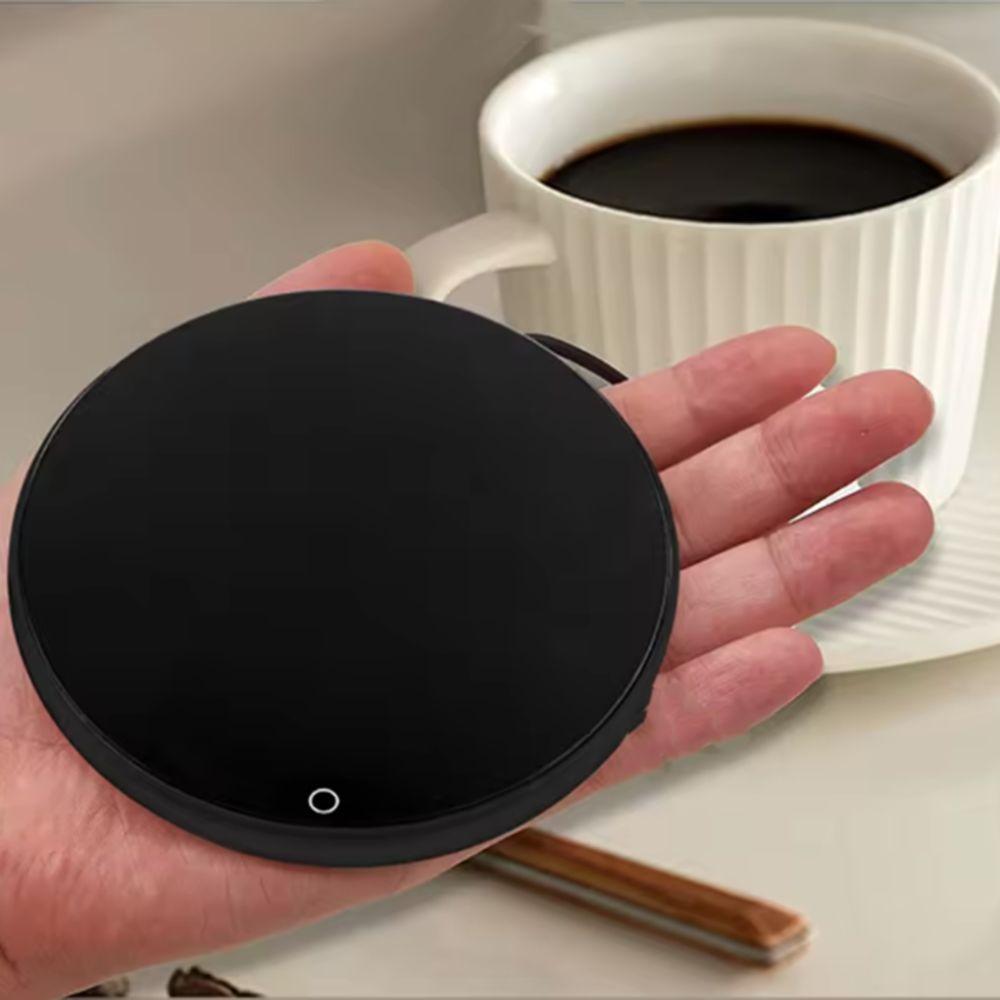 USB Charging Electric Coffee Cup Heater Energy Saving Constant Temperature Cup Warmer Round Thermostatic Coaster Winter