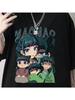 Japanese Anime Style TShirts Gifts Cotton Summer Tees Tops Wo'unisex Graphic T-Shirt Clothing Y2k