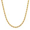 Unisex Casual Necklace Electroplating Fine Workmanship Neck Decoration Handsome Twist Necklace for Going Out