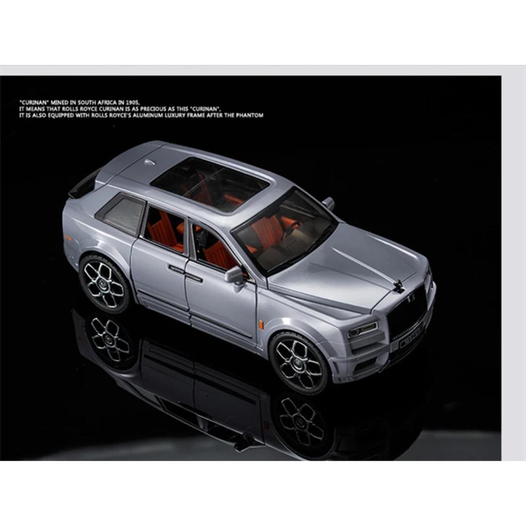 Large Size 1/20 Rolls Royce SUV Cullinan Alloy Luxy Car Model Diecast Metal Toy Vehicles Car Model Sound and Light Children Gift