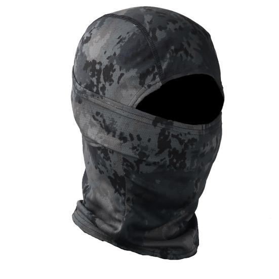 Unisex Camo Print Outdoor Cycling Balaclava Neck Gaiter Cap Full Face Cover