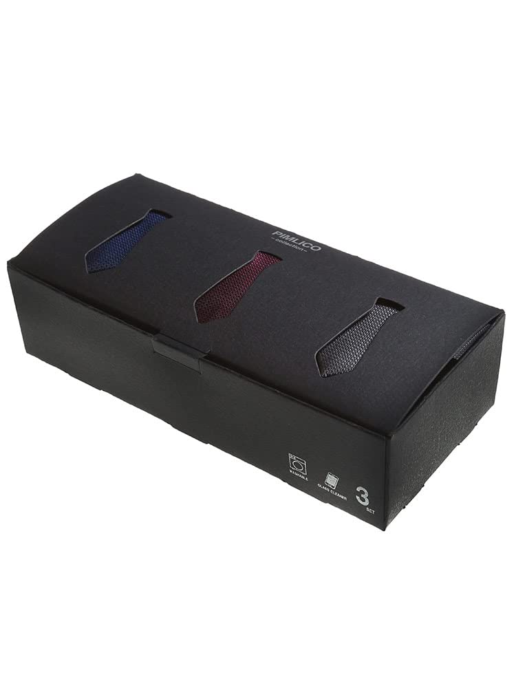 [PIMLICO] Sakazen Large Size Men's [WEB Exclusive] Boxed Washable Long Size Tie 3-Piece Set Father's Day B  -