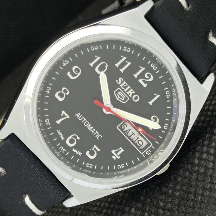 

ВОССТАНОВЛЕННЫЕ ВИНТАЖНЫЕ SEIKO 5 AUTO 6349A ЯПОНИЯ МУЖСКИЕ ЧАСЫ D/D ЧЕРНЫЕ 595c-a319204-9 SKU595c-a319204