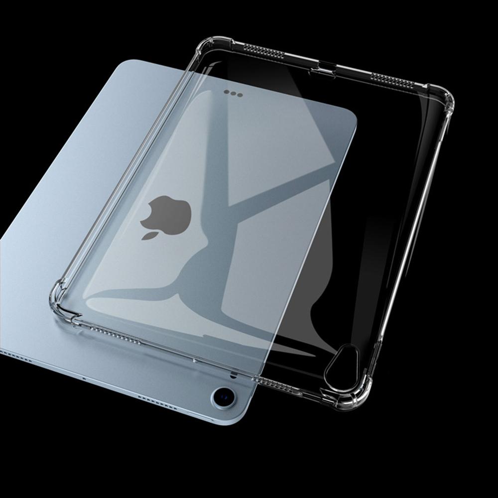 For iPad Air 11 (2025)/(2024) Clear Tablet Case Four Corner Drop Protection TPU Back Cover
