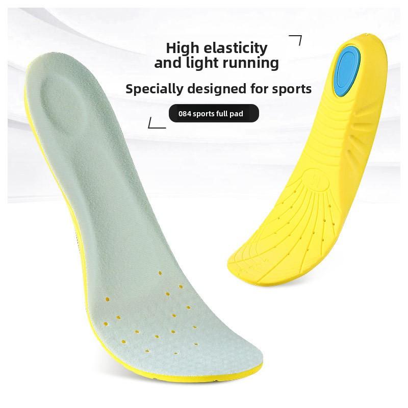 Herr- och daminläggssula med mjuk stötdämpning, hög elasticitet, kan klippas, för fritid, helkudde, basket, löpning, militärträning, sport