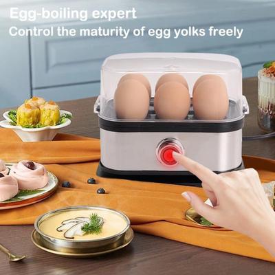 Electric Egg Cooker Omelet Maker with Auto Shut-Off Large Capacity One-Click Start Easy To Clean Egg Boiler Machine