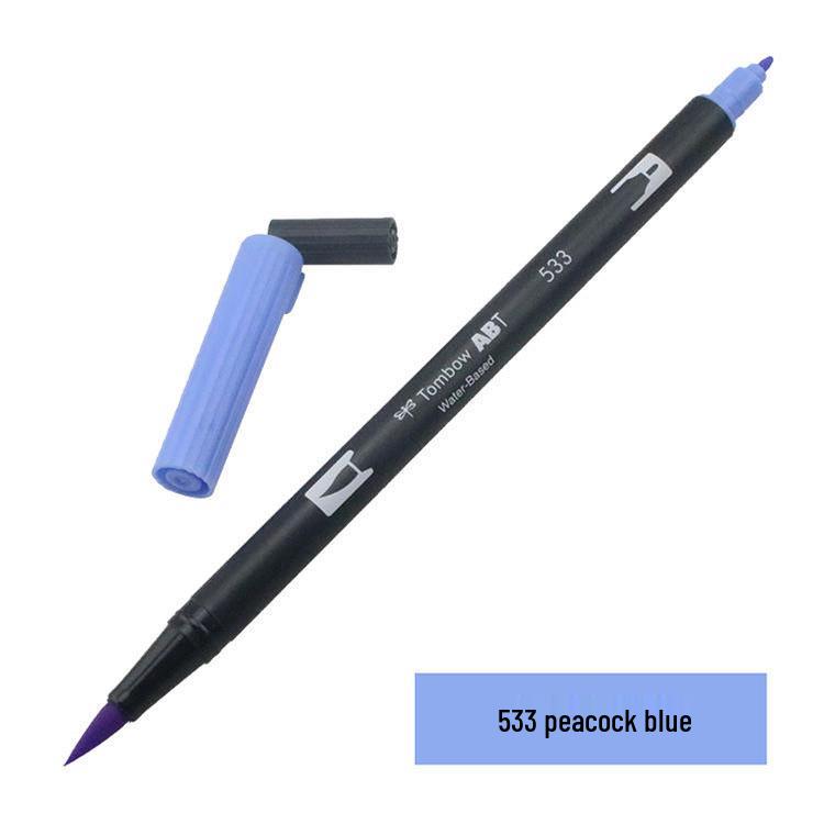Tombow ABT Warm Color Double-Ended Watercolor Brush Pen for Students