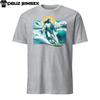 Unique Jesus Christ Surfing T-Shirt Unisex Graphic Tee Funny Religious Surf Art