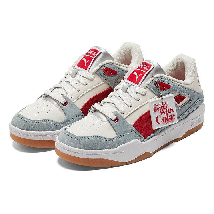 Coca-Cola x Puma Slipstream Slate Racing Red Unisex Sneakers Λευκά 387027-01