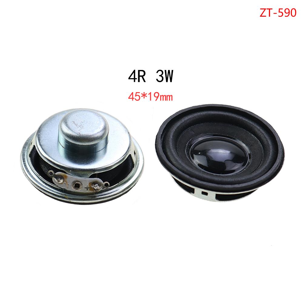 JCD 1Pcs Speaker Horn 4R 3W 5W Diameter 36mm 40mm 45mm 50mm 52mm 57mm 78mm Amplifier Rubber Gasket Loudspeaker Trumpet 4 Ohm