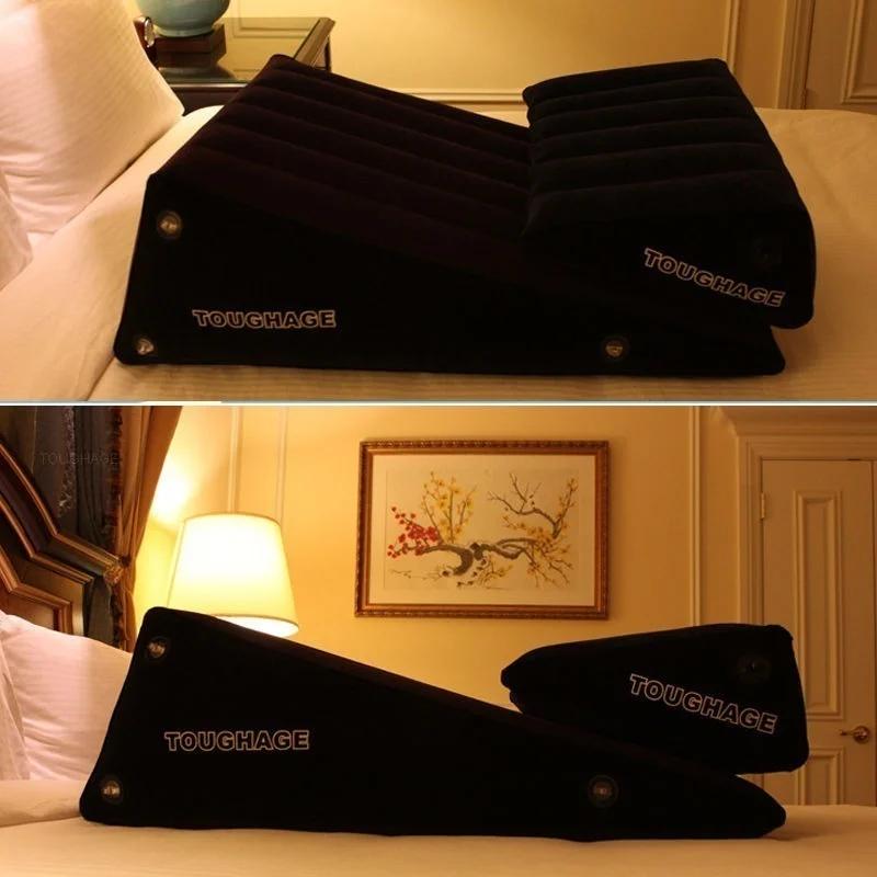 Sexuální pohovka Nafukovací postel Klín Sexy polštář Nafukovací židle Polštář pro milostnou pozici Sexuální vybavení pro páry Erotický nábytek