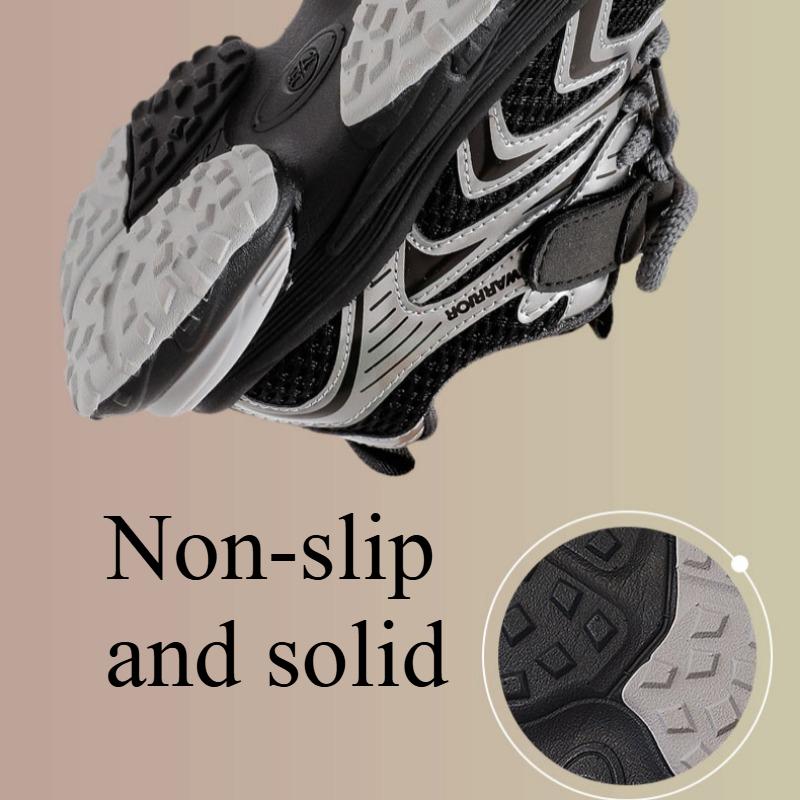 WARRIOR classmate spring and autumn sports shoes girls mesh casual shoes boys breathable running shoes