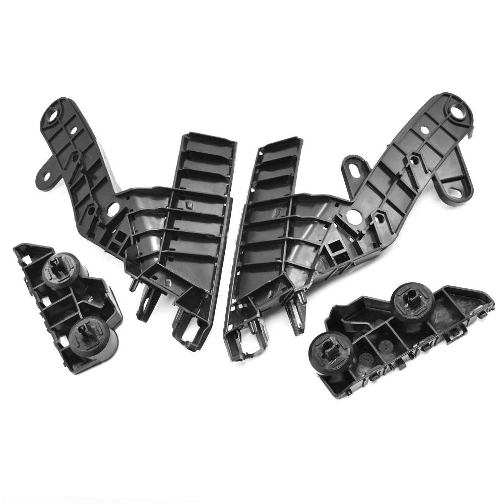 4Pcs Black Bumper Bracket Retainer For Nissan Altima 2013 2014 2015 Front Left & Right Mount Support Car Exterior Accessories