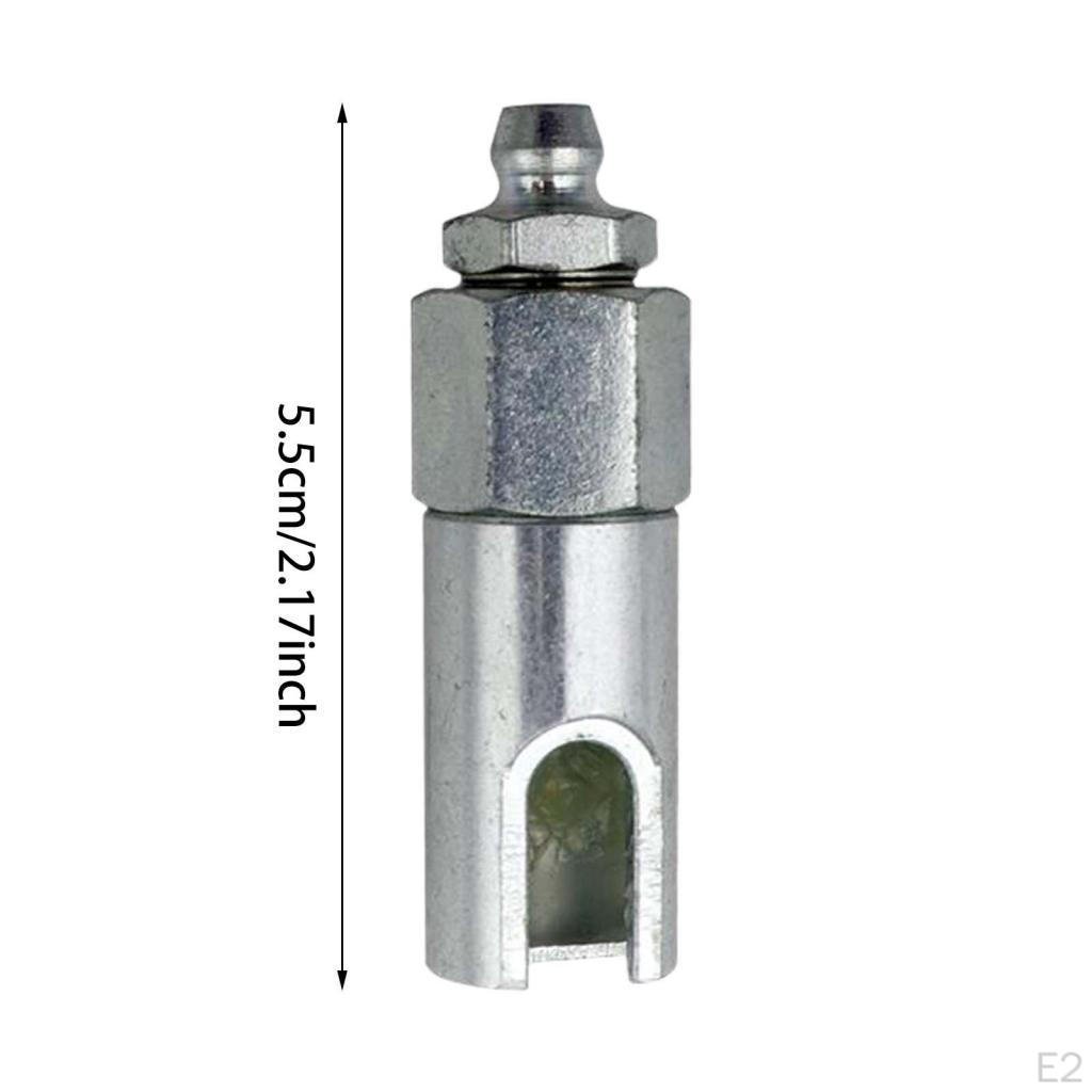 Right Angle Grease Coupler Push On Slotted Easy Installation Accessories Sturdy 1/8