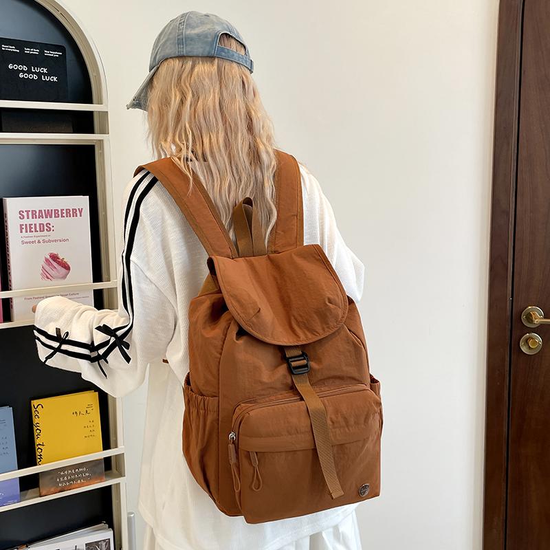 Waterproof Nylon Backpack Women's Lightweight Large Capacity Outdoor Backpack