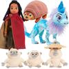 Adorable Raya And The Last Dragon Plush Set Featuring Soft Stuffed Tuk Tuk Monkey And Dyan Toys