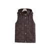 Hooded Fashion Year Down Cotton Large Size Vest Sleeveless Vest Women's Thickened Trendy Warm Versatile Winter New