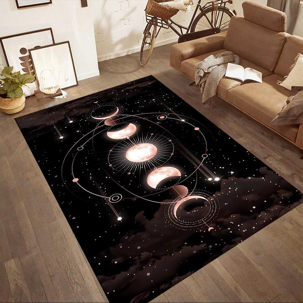 Celestial Harmony Floor Mats for Living Room, Bedroom and Room Decoration Are Suitable for Gifts.