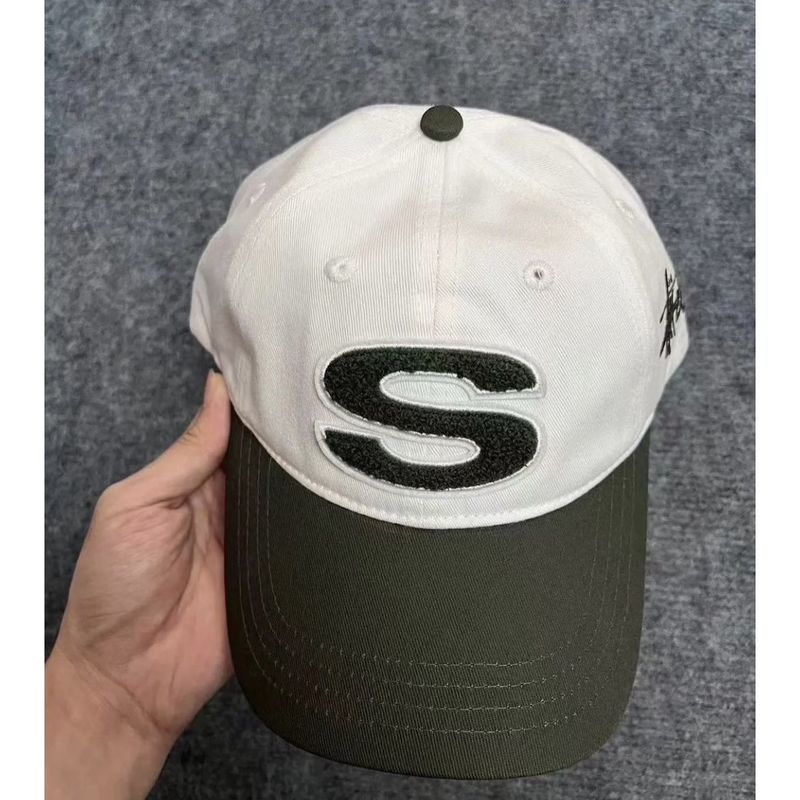 

American Retro Minimalist Preppy Style Wide Brim Adjustable Peaked Cap Embroider Fashion Couple Outdoor Baseball Cap Tide Green