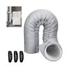 Universal AC Hose Cover Waterproof Dustproof Heat Proof Exhaust Pipe Protector for RV Travel Portable Air Conditioner