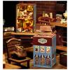 CUTEROOM Wooden Dollhouse Kit, Miniature Model, DIY Handmade Toy for Kids, Interior Decoration, Girl's Birthday Gift (LUNA'S HOUSE)