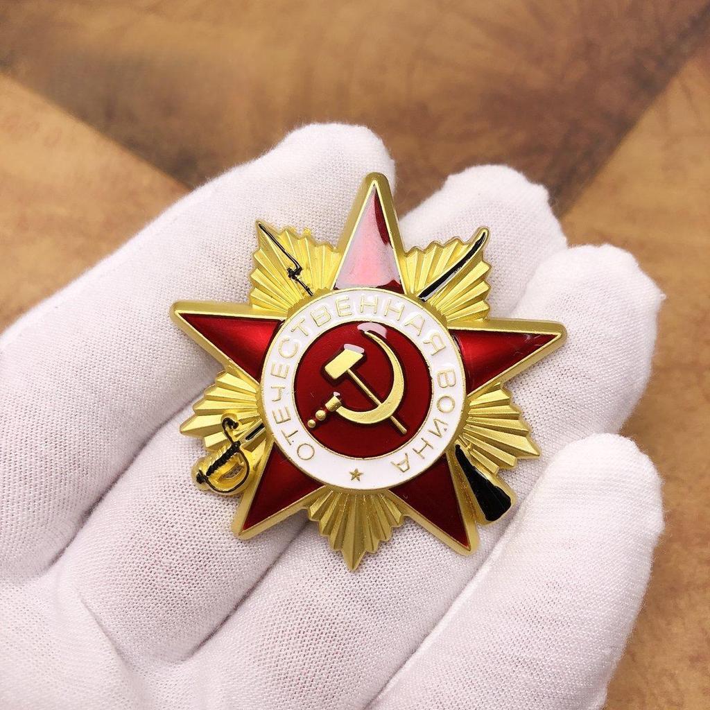 Soviet Badge, Soviet Emblem, Badge, Red Star, Hero, National Honor Emblem Medal, Jewelry, Hat Emblem, Red Flag Brooch