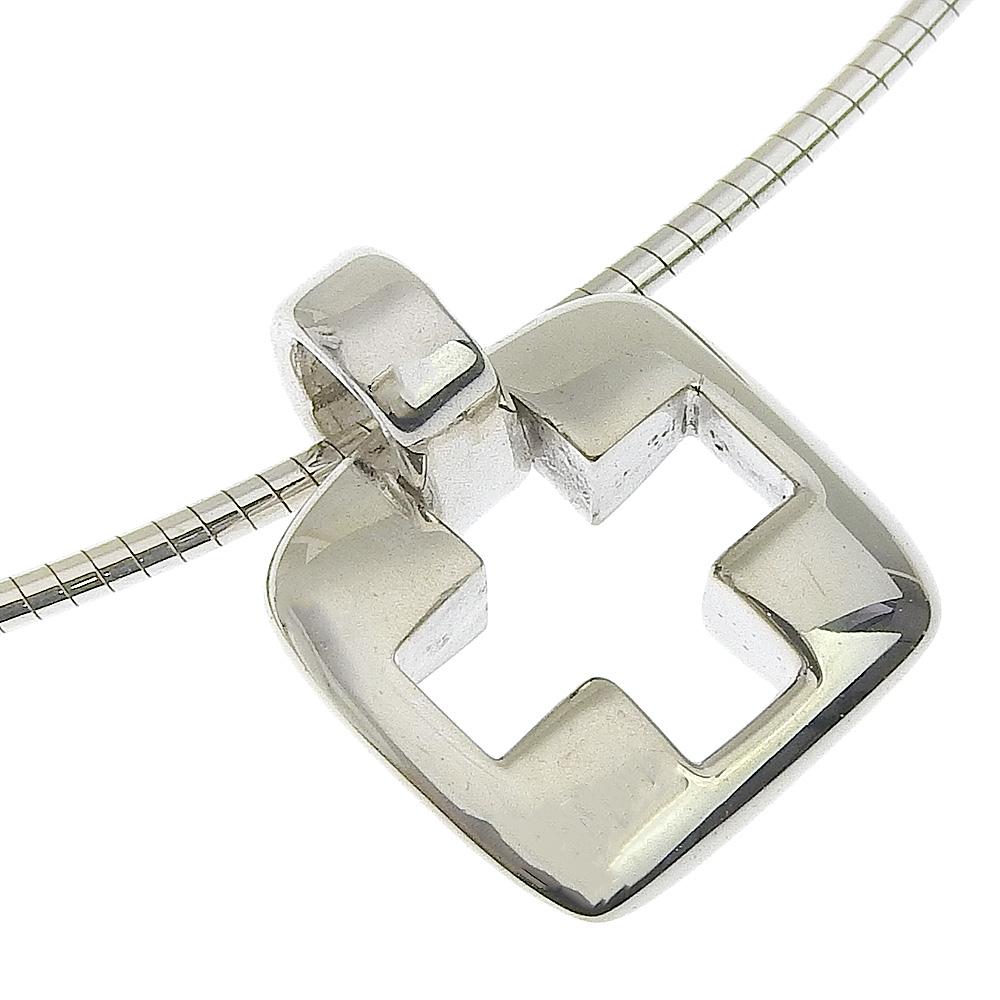 

TIFFANY&Co. Piast Cross choker Omega Chain Silver925 6.9g Women Used