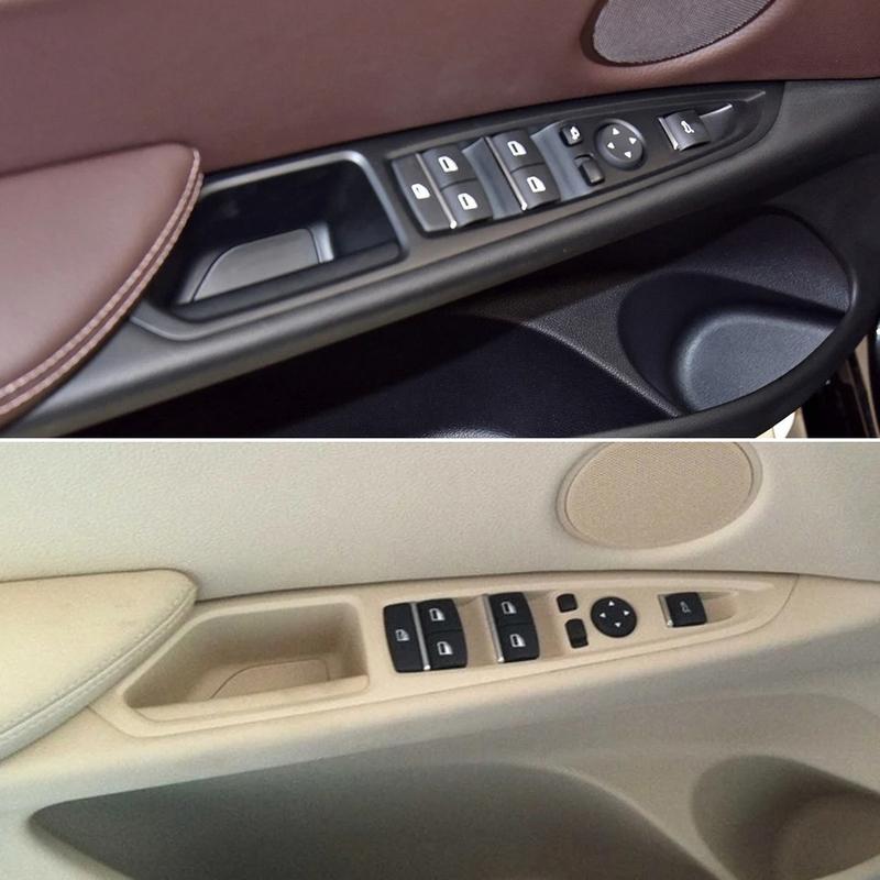 F15 F16 F85 F86 Car Front Left Driver Door Armrest Window Switch Panel Door Handle Cover For BMW X5 X6 2014-2018 51427329113