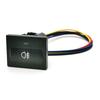 1PC Black Car LED Radar Front Rear Fog Light Power On Off Switch Button With Connect wire for Ford Focus 2 Mk2 2009 2010 2011