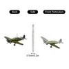 Advent Calendar — 24 Warbirds To Unbox , 24 Days Christmas Countdown Calendar 2025 Contains 24 Fighter Pendants That