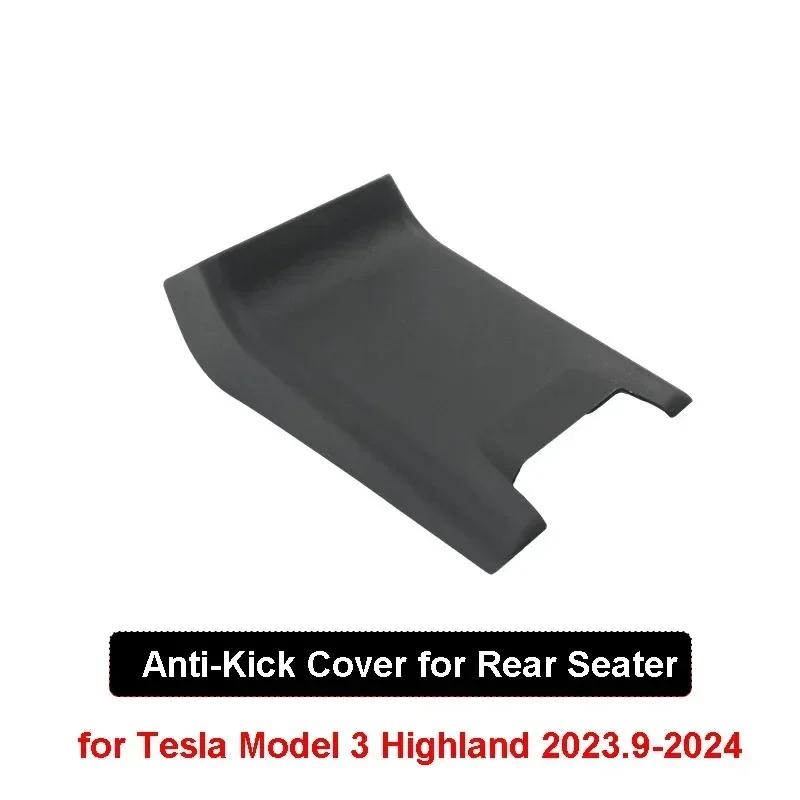 

For Tesla Model 3 Highland 2024 2025 Front Door Sill Anti-kick Protector Threshold Strips TPE Rear Trunk Door Guard Pad Cover