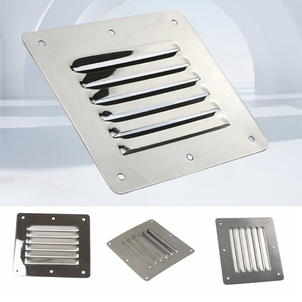 Ventilation Covers Flat Dryer Vent Cover Silver Marine Boat Air Vent Plate  Outdoor