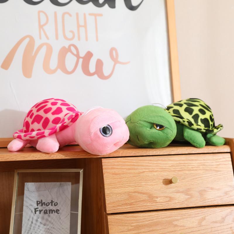 Cartoon Big-Eyed Turtle Doll Plush Toy Marine Animal Small Turtle Doll Children'S Company Soothing Rag Doll