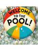 Vintage Metal Pool Sign Wall Art Garden Decor