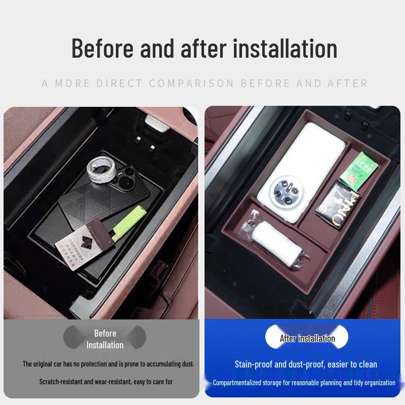 Fits 26 Lantu Tianshan Models: Armrest Box Storage Center Console Car-Specific Interior Accessories.
