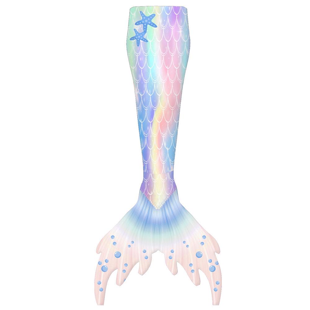 Costum de baie Costum de Prințesă Sirena pentru Copii cu Coadă - Stil Nou pentru Fete