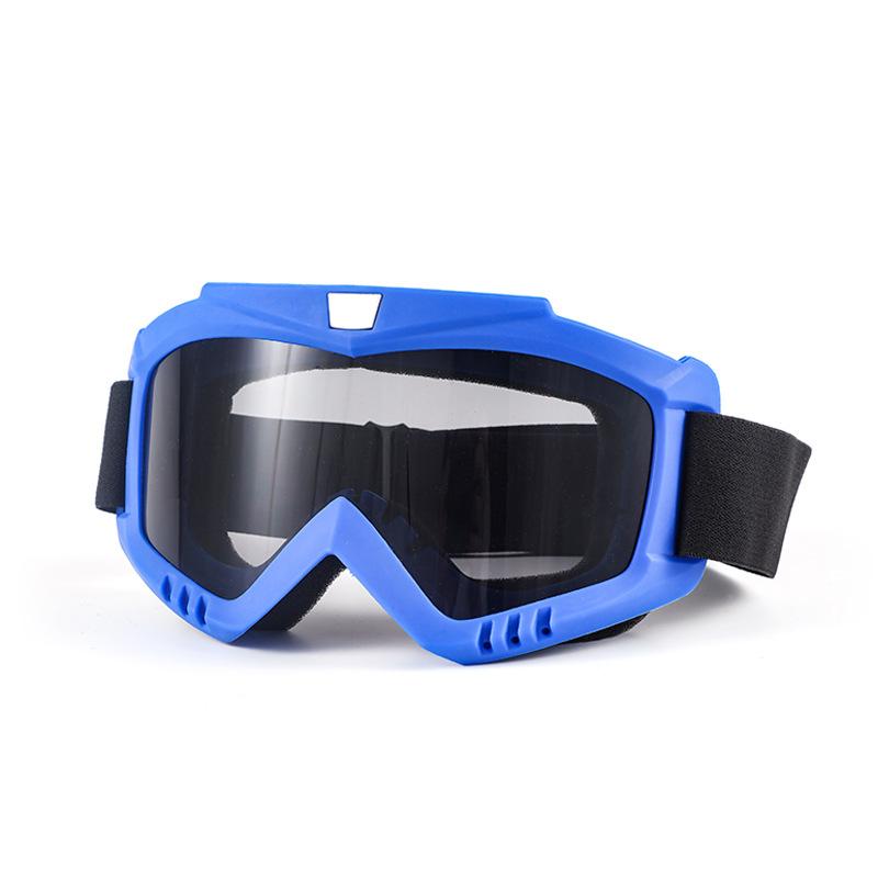 Outdoor Off-Road Motorcycle Windproof Sand-Proof UV-Protective Goggles with Interchangeable Lenses Full Frame for Riding