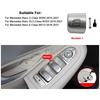 2059056800 2059056811 for Mercedes Benz W205 W253 W213 W222 C E Class GLC 4 Door Saloon Power Driver Door Window Switch Repair Button with Spring