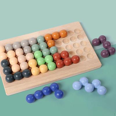 Beads Puzzle Game Logical Board Game,Educational Toy,Cognitive Skill Building,Travel Games IQ