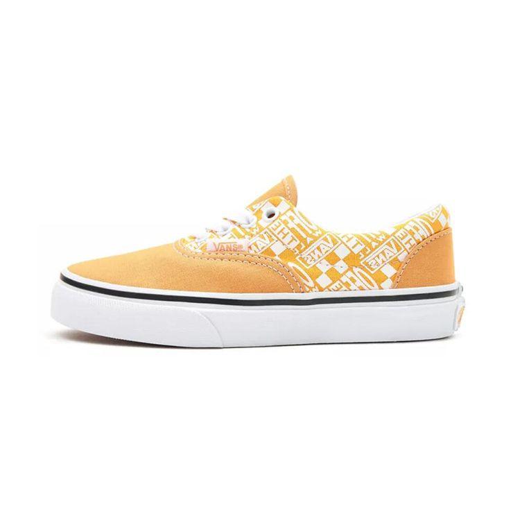 Vans Slip-Resistant Durable Breathable Low-Top Kids Skate Shoes Kids sneaker Yellow VN0A38H83S6