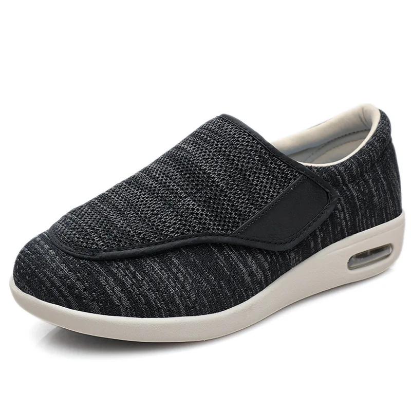 TWBEB Senile Orthopedics Wide Feet Swollen Women Shoes Thumb Eversion Adjusting Soft Comfortable Diabetic Shoe Men Walking Shoes
