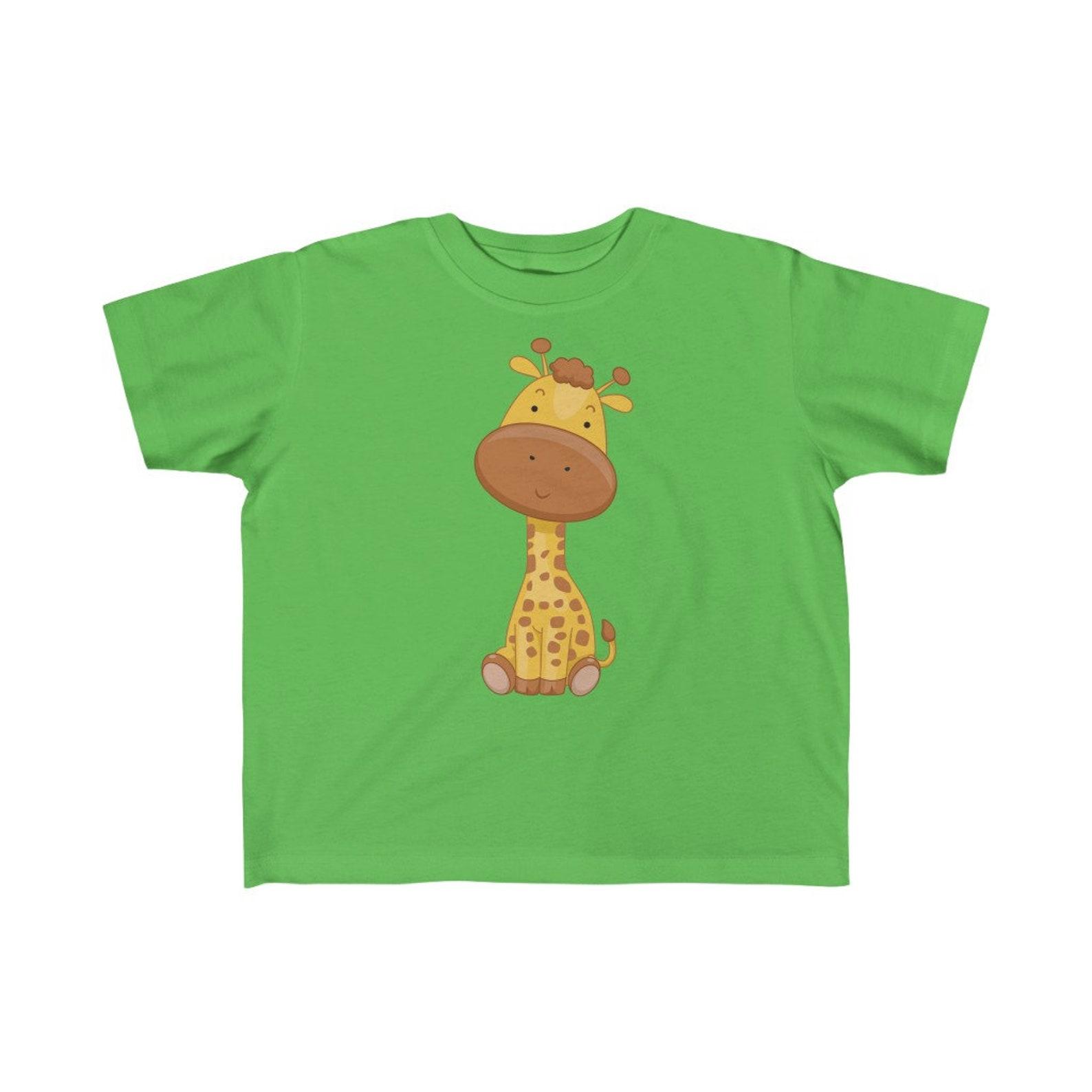 Cute Giraffe Toddler Shirt | Animal Tshirt For Kids | Child Size 2T and 4T 4XL