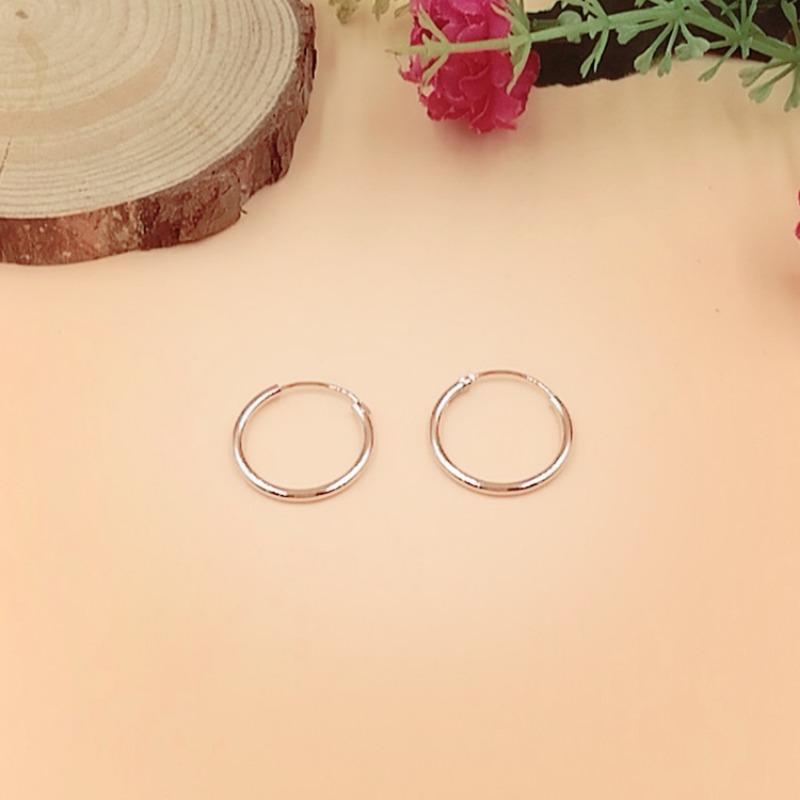 Simple Korean Style Minimalist Geometric U Shaped Silver Plated Earrings For Women