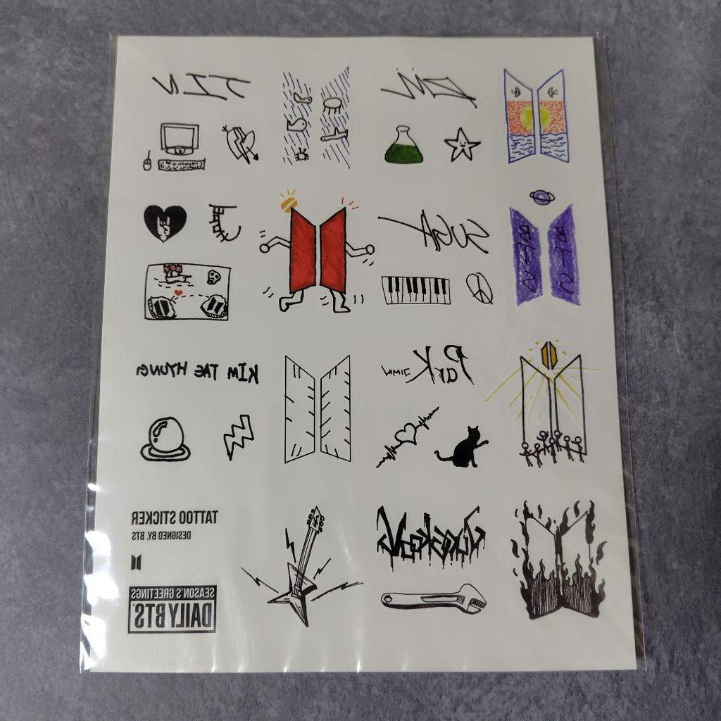 [USED] BTS 2022 SEASON'S GREETINGS Too Stickers Etc.