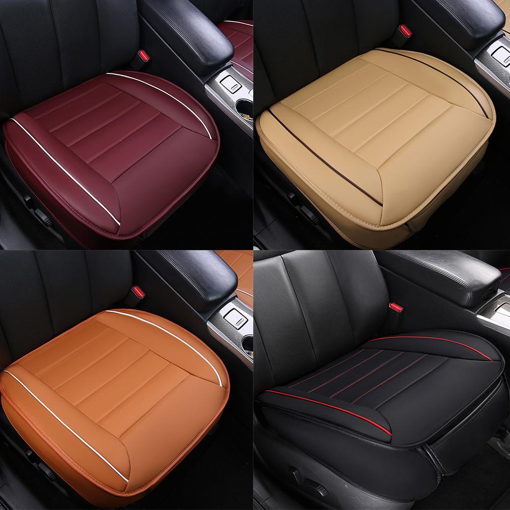 PU Leather Car Seat Cover 3D Breathable Pad Mat For Universal Auto Cushion Cover Chair Accessor S8L4