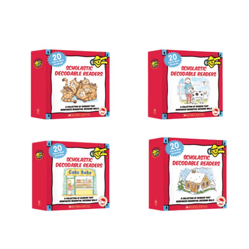 Scholastic Decodable Readers A-D 80-Book Set