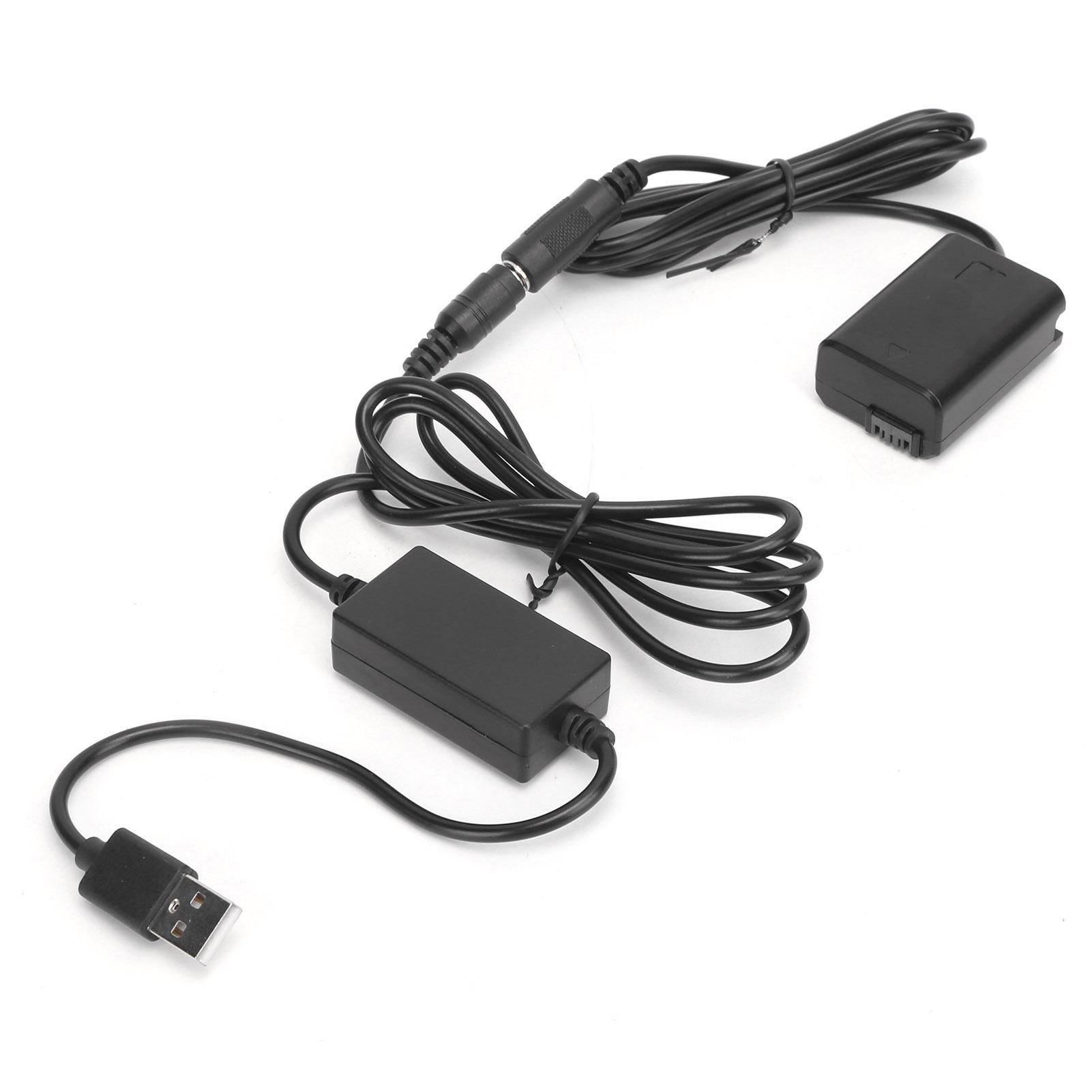 

Адаптер питания постоянного тока с имитацией батареи NPFW50 и кабелем USB для Sony A7 A7R A7S A7M A7II A7S2