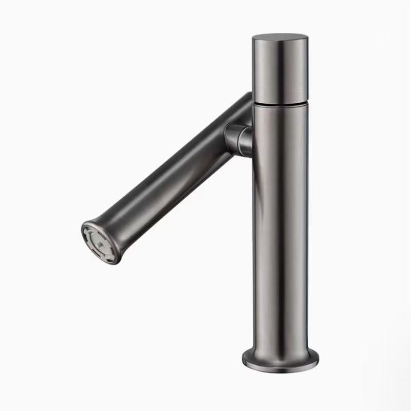 Bathroom Faucets Stainless Steel Basin Mixer Sink Faucet Gourmet Washbasin Tapware Hot Cold Water Tap Grey Household